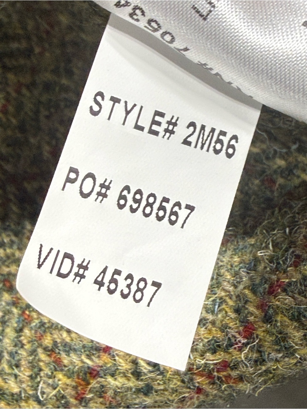 NWOT! Orvis Men's Green Tweed Two Button Sport Coat Blazer - Picture 12 of 12